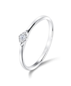 Minimalist Designed Silver Ring NSR-4064